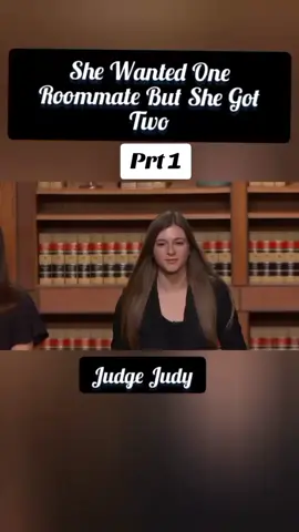 She Wanted One Roommate But She Get Two | Part 1 | Judge Judy #judgjudy #legaltok #tv #tvshow #legaltiktok #dog #dogsoftiktok #ustv #ustvshow #judy #judyjustice #fyp #foryou #viral #trending #grow 