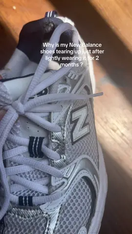 My brother’s first gift, he got this for me this past February @New Balance The tear is fine, but the hard part inside of it is slicing the back of my feet. I need answers!  #newbalance #newbalanceshoes #newbalance530s #newbalance #shoes #runnigshoes #trendyshoes #fyp #foryou 