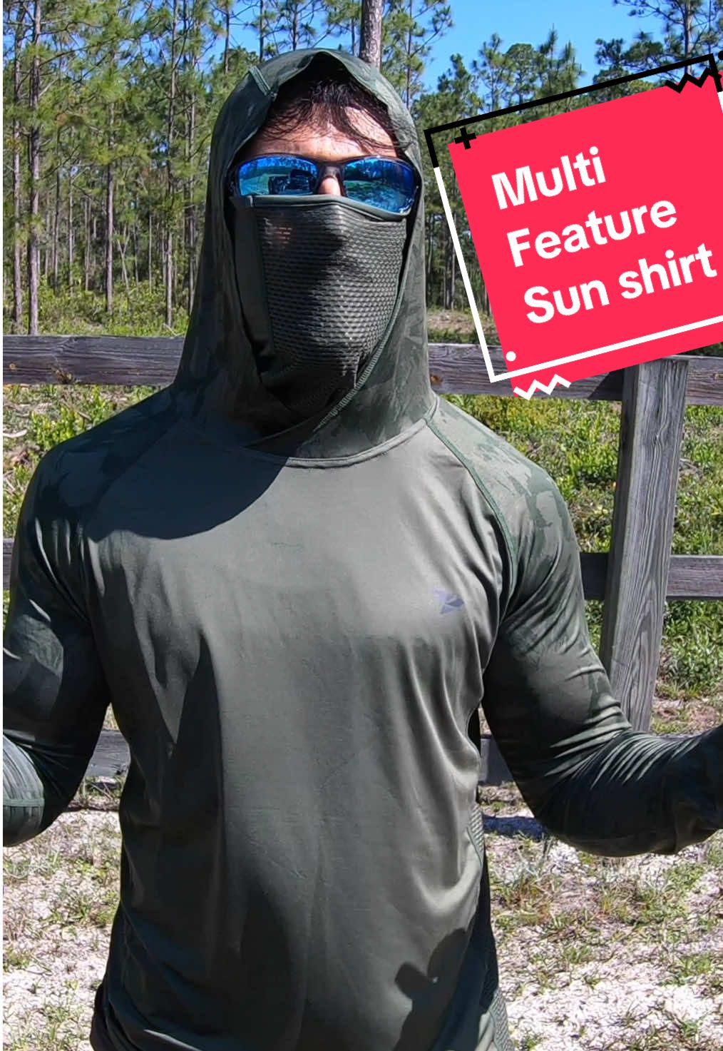 Multi-feature Sun Protection Shirt! Fishing Hoodies! #sunshirt #sunprotection #upfshirt #upfclothing #hoodie #fishingshirt #fishinghoodies #creatorsearchinsights 