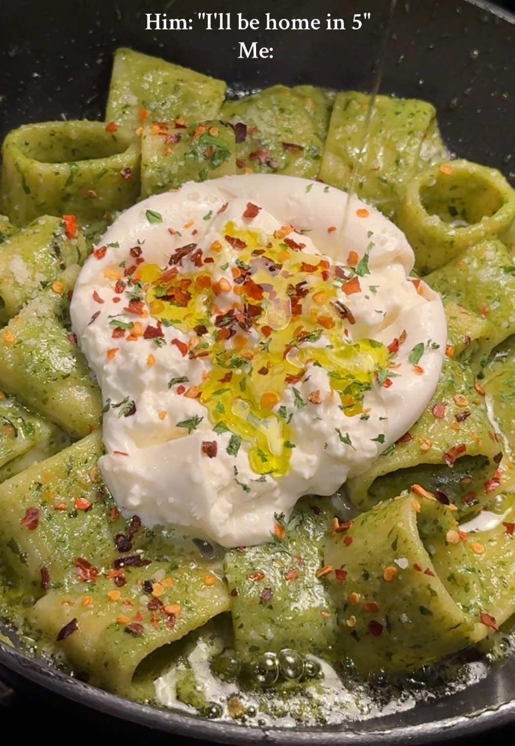 the secret to creamy pesto is pasta water :)) #creatorsearchinsights 