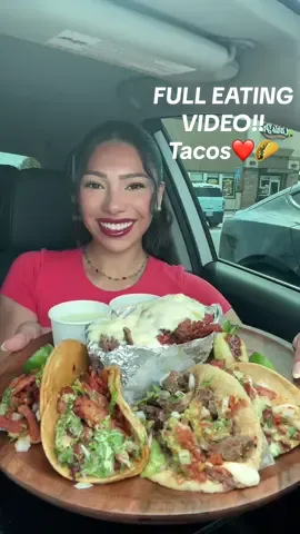 TACOS FULL EATING VIDEO!!❤️🌮 STILL NOT OVER THAT BAKED POTATO!!😊🥔#tacos#tacomukbang#loadedbakedpotato#mexicanfood#mukbang#mukbangeatingshow#mukbangvideo#foodvideo#eatingshow#eatingsounds#eatingasmr#eatingvideo#asmr#asmreating#asmreatingsounds#bigbites#sandiegotacos 