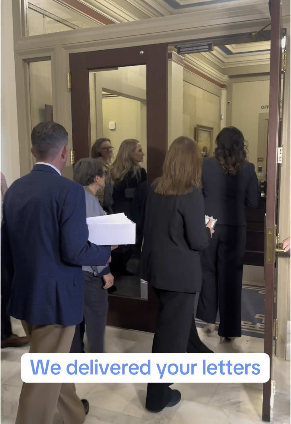 You signed the letter asking Gov Stitt to veto an attack on our initiative petition and we delivered them. Real Oklahomans, real letters, real advocacy. #Oklahoma #ossd #democrat #protectthevote @Julia Kirt @carrihicks 