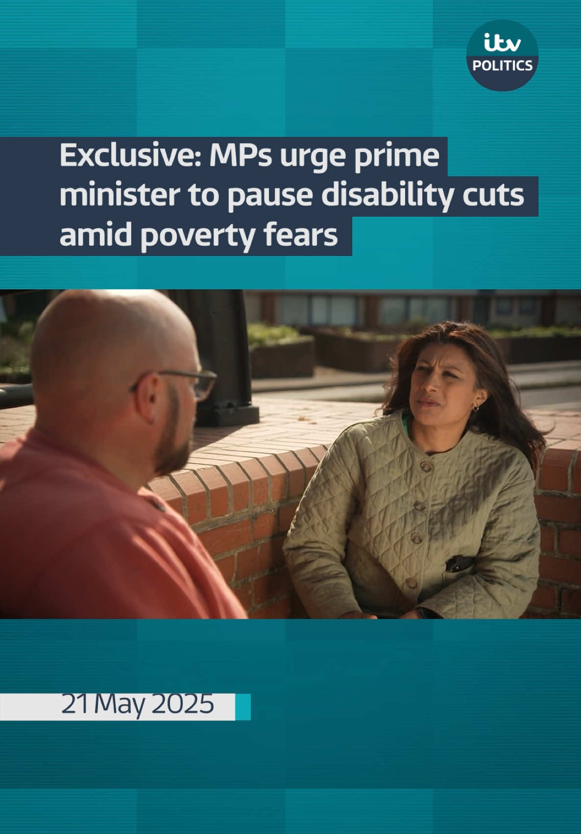 MPs have urged the Prime Minister to pause disability cuts. Analysis shows all 10 of the areas most likely to be worst-hit by the proposals are Labour-held areas in the north of England #politics