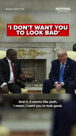 President Trump says he doesn’t want to make South Africa’s president look bad when discussing the alleged “genocide” of white farmers in South Africa. #southafrica #trump #landownership #news #constitution