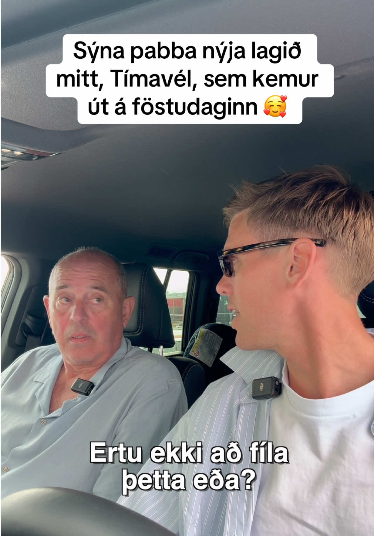 Pabbi alltaf svo stoltur.