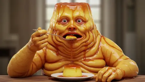 pudding man eating pudding #pudding