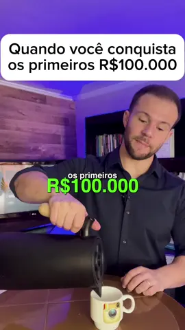 É isso que acontece quando você conquista os primeiros 100 mil reais.  Concorda? #investimentos #bolsadevalores #finanças #educaçaofinanceira 