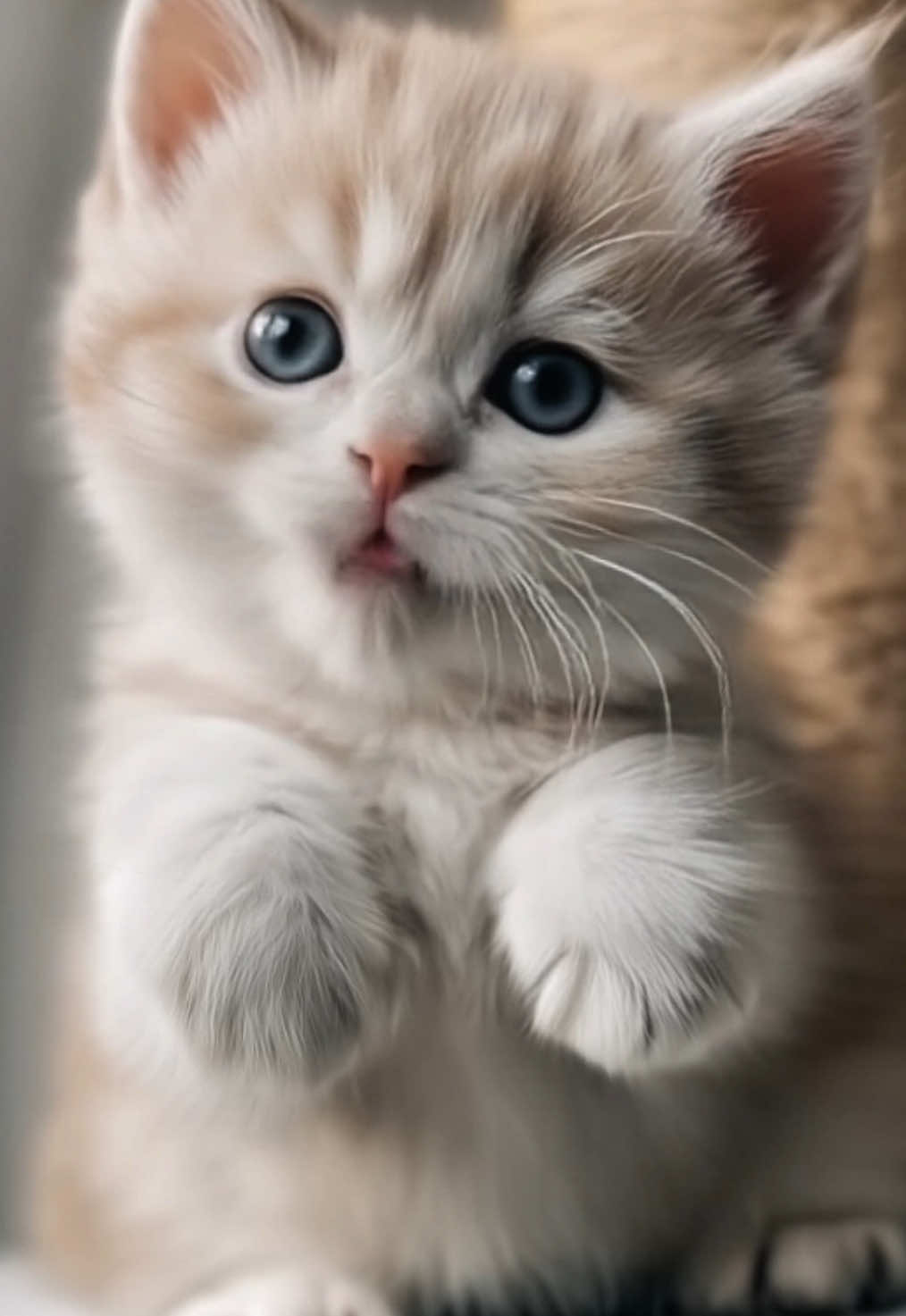 Cute baby cat gives hilarious wrong answer! 🤣❤️ Adorable kitten gives life lesson! Life lemons 🍋 #adulting #adultingishard #babycat #cute #momlife #trynottolaugh 