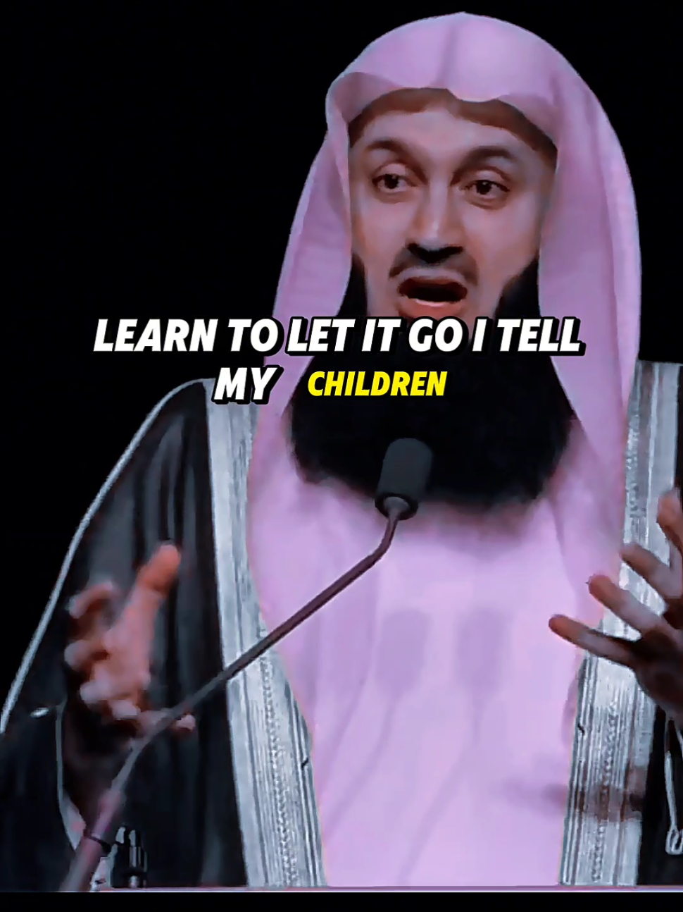 Learn To Let Go....! #muftimenk #british #london #uktiktok #ukmuslim #fyp 