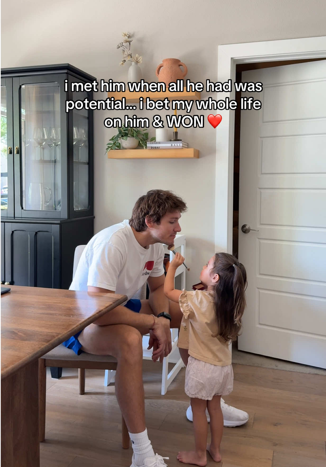 literally won the lottery or a lifetime & i’ll say it with my whole chest!! #parentsoftiktok #toddlerparents #dadsoftiktok #dadgoals #husbandandwife #husbandgoals #marriedlife #marriagetok #couplestiktok #relatablecontent #momthoughts #oneanddone #familyof3 #oneanddone 