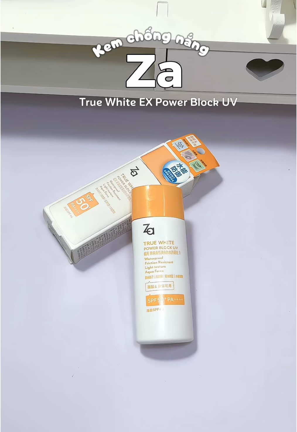 Kem chống nắng Za kiềm dầu chống nắng mê lắm #za #zacomestics #kemchongnangza #zavn #zabeauty #zaofficial 