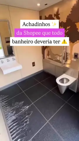 Achadinhos para banheiro 😍❤️🫰🏻 LINKS NO COMENTÁRIO E BIO 🚨🚨