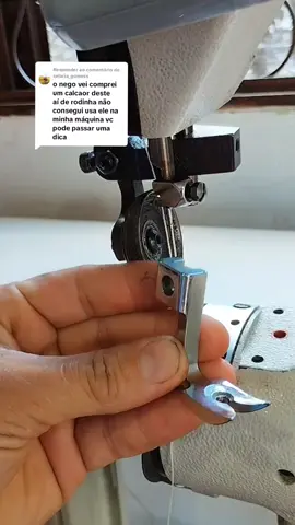 Respondendo a @selaria_gomess  Aprenda como regular corretamente o calcador da máquina de costura GA5/SS5 Dicas simples para melhorar seu desempenho na costura pesada. #selariawoodenhorse #maquinadecostura #calcador 