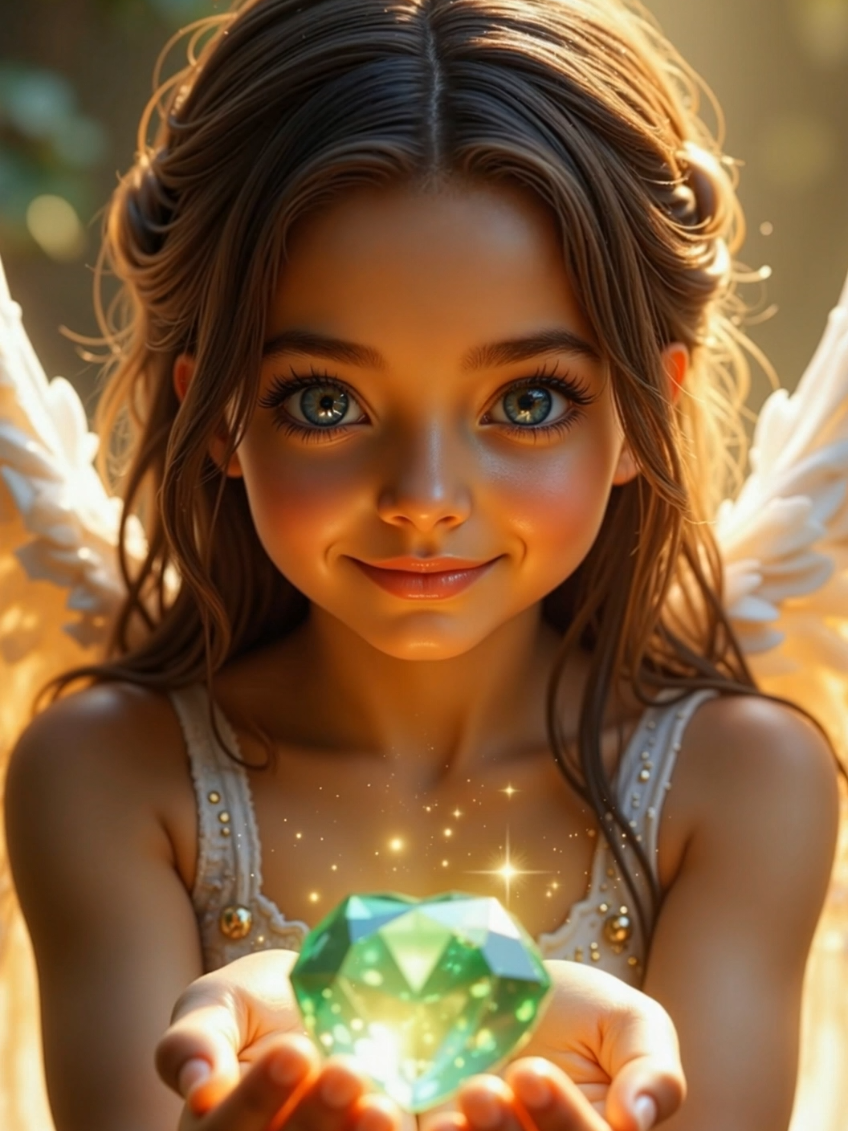 She found it deep within her soul –   a gift glowing with truth, trust, and love.   What would you do if an angel offered you this gem? 🔗 Link in Bio ⬇️ ✨ Discover More Here! ✨ #angel #angelgirl #lightenergy #spiritualawakening #epicenigma #healingvibes #spiritualmessage #guidance #magicalvibes #epicenigmagirls 