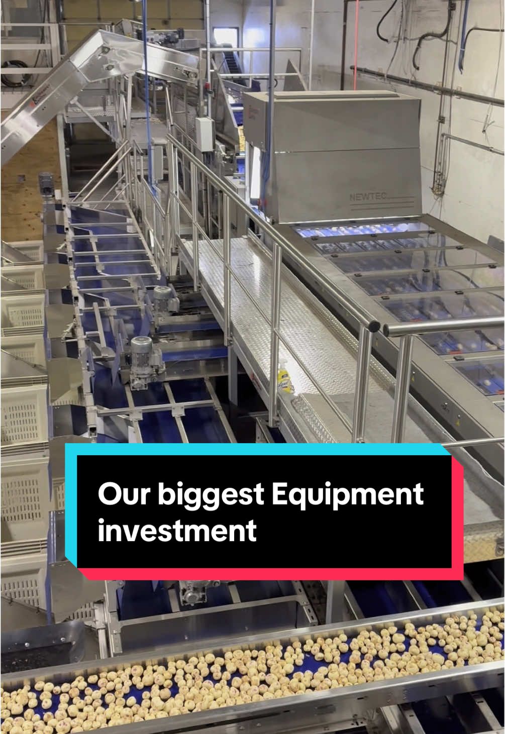 Update on our Potato Wash Line #howitsmade #potatoes #equipment 