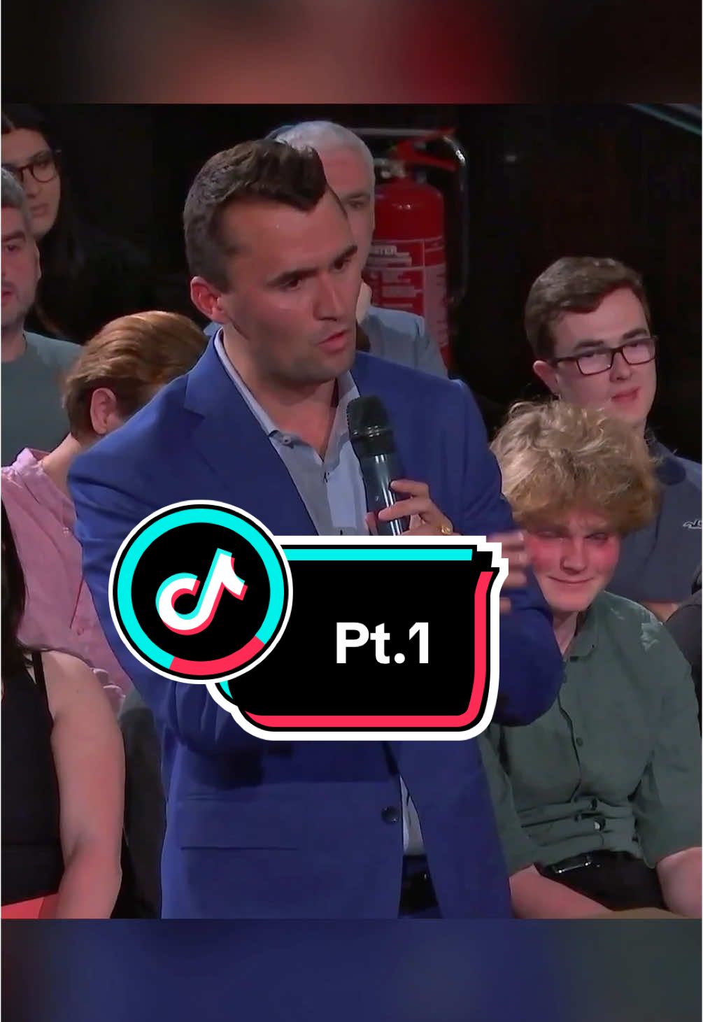 Charlie Kirk has FIERY debate with jittery Cambridge student. 🔴🔵 #charliekirk #debate #fiery #trump #England #jittery #intense #conservative #republican