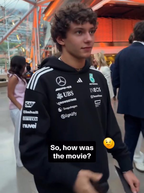 Really enjoyed the F1 Movie showing tonight! 🤩 Cannot wait for you all to see it 🍿 #monacograndprix #mercedesamgpetronas #formula1 #formula1 #mercedesamg #teamkimi #F1 #mercedesamgf1 