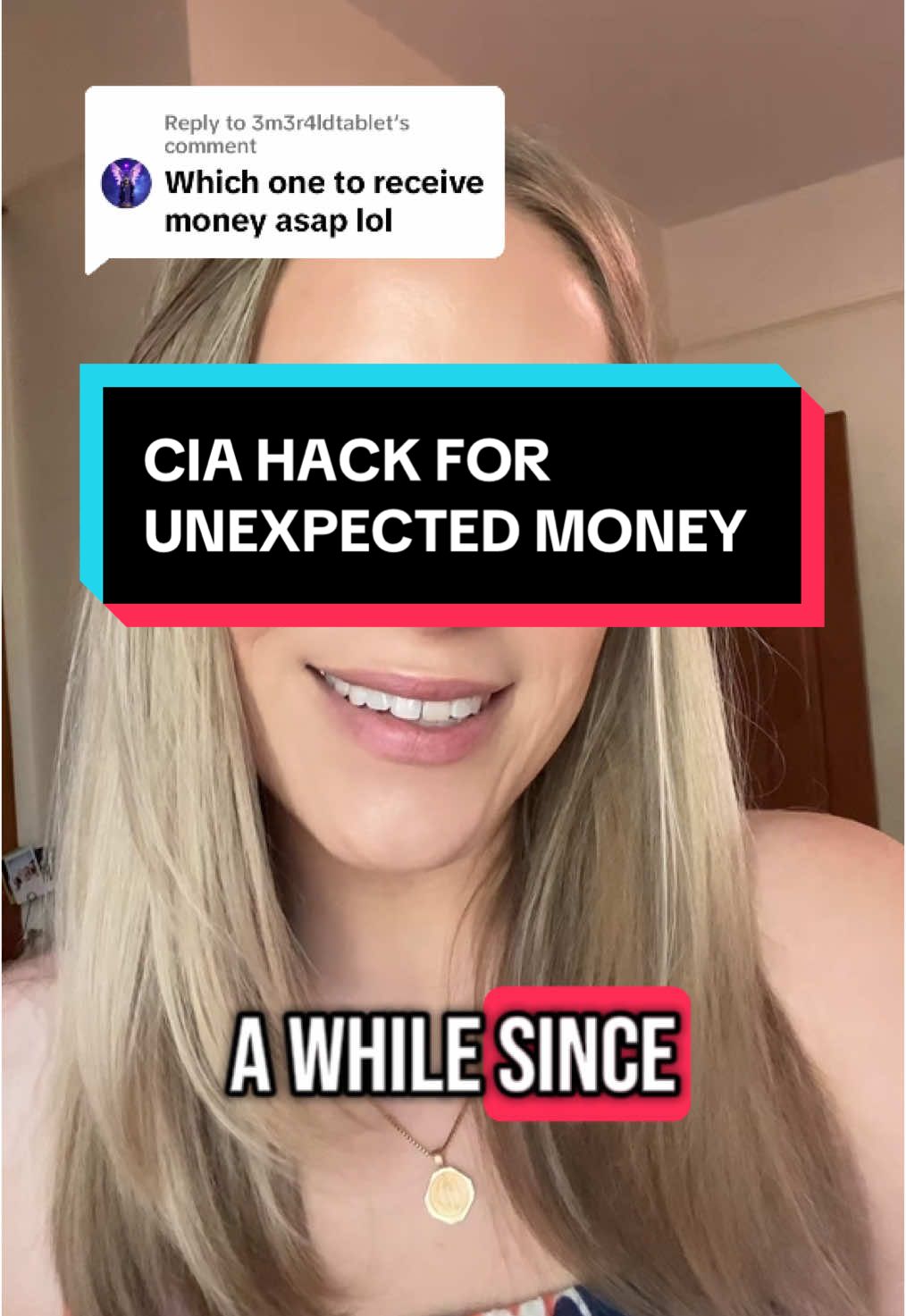 Replying to @3m3r4ldtablet CIA hack to receive unexpected money! #cia #manifesting #quickmoney #windfallrich 
