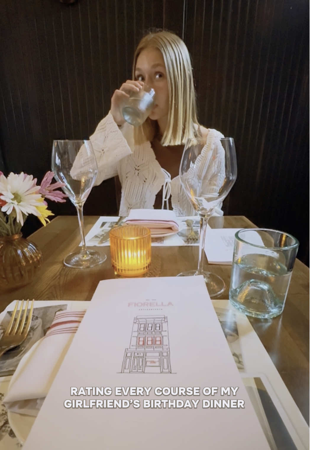 Rating every course on the Fiorella tasting menu from a scale of 1 to 10. A great meal, but definitely a bit pricey. Worth it to celebrate my girl’s birthday! @alexandra 