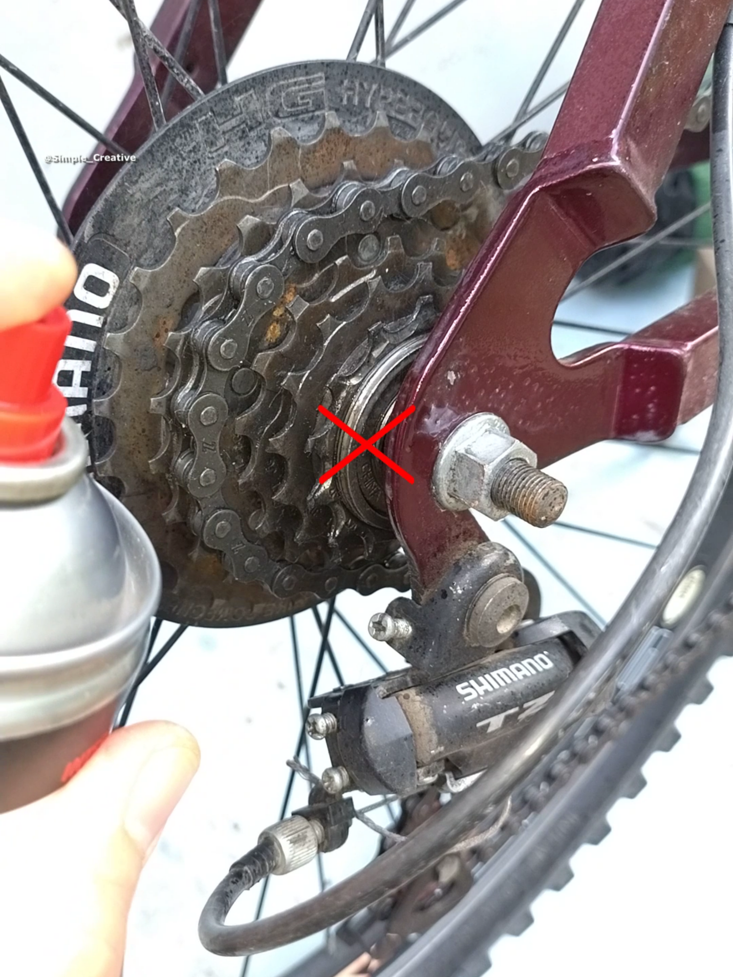 Cyclists, be sure to remember this bike lubrication trick #bike #tips #tricks #skills