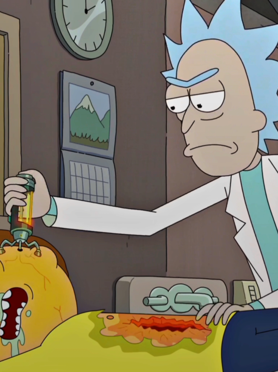 O que o Rick fez no final foi inesperado kk || Não sei porque o audio ficou estourado 😪 #rickandmorty #ricksanchez #mortysmith  #ricksanchezedit #rickandmortyedit #edit #fyp 