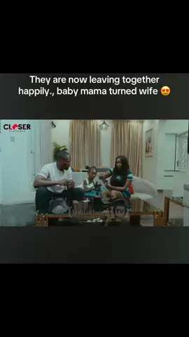 They are now leaving together happily., baby mama turned wife 😍#fypシ゚ #treasurejthomas #nollywoodmovies 