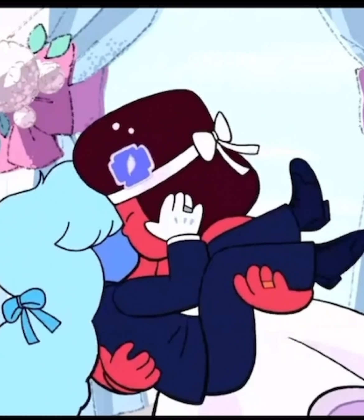 20:15 || Queria guardar elas em um potinho #garnetstevenuniverse #rubiesafira #stevenuniverse #romance #fyyy 