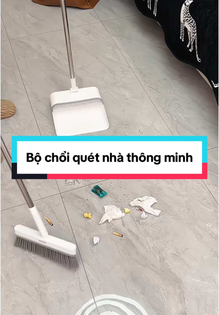 Bộ chổi quét nhà thông minh #giadungthongminh #giadungtienich #nộitrợ #dungcunhabep #bochoiquetnha 