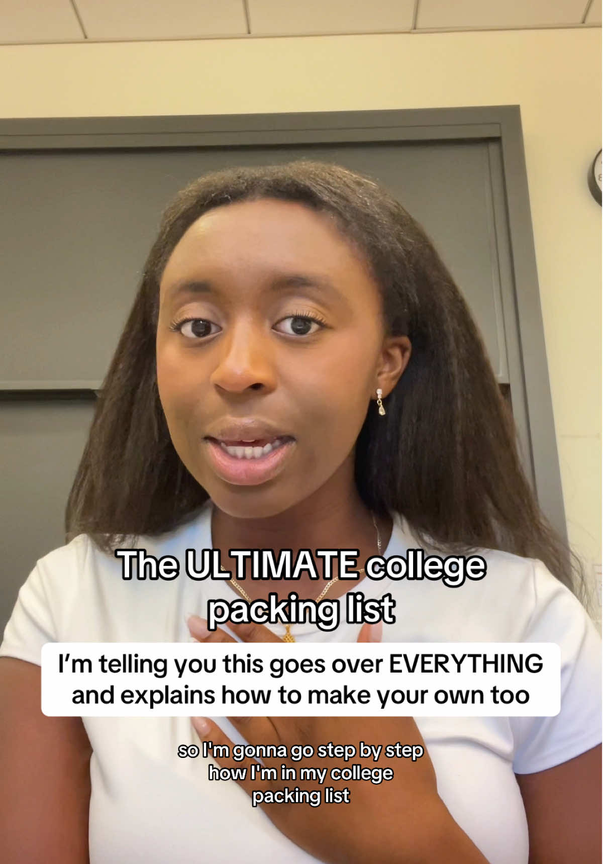 comment for the packing list or check my link in bio! #college #packinglist #collegemovein #firstdayofschool #university 
