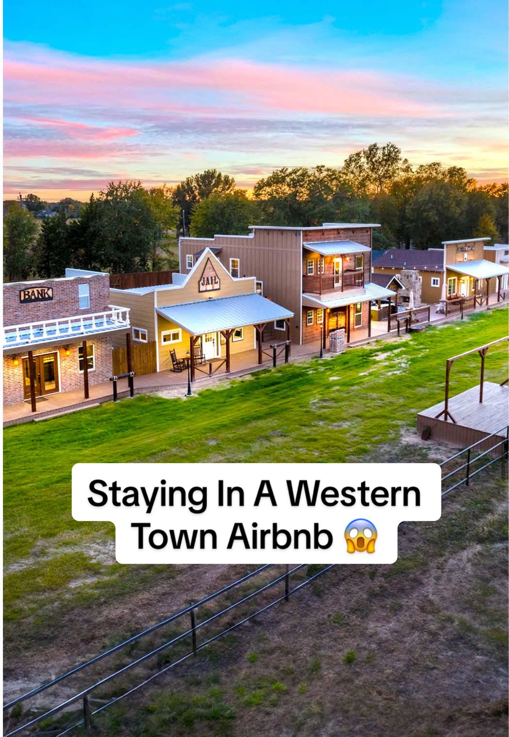 What it’s like staying in your own Western Town 🤠 #travel #western #texas @Texas Tombstone 