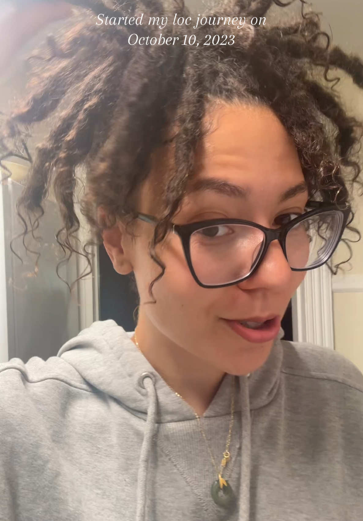 I love my locs and I’m looking forward to watching them continue to mature 🥰 #locs #locstyles #locsoftiktok #locstylesforwomen #locjourney 