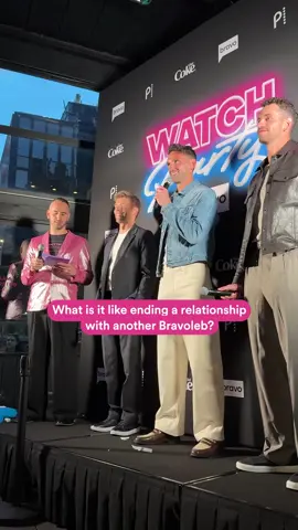 The boys were spilling it all at #WatchPartybyBravo👀 @imkylecooke @carlradke @jessesols #SummerHouse #KyleCooke #CarlRadke #JesseSolomon
