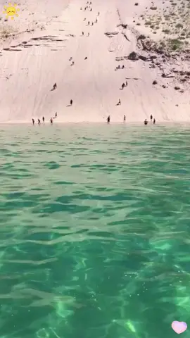 This is the Sleeping Bear Dunes in the United States #sleepingbeardunes #michigan #usa #us #knowledge #explore