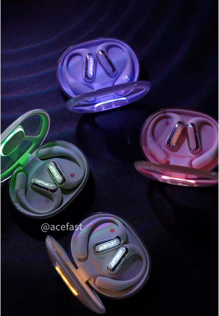 Up to 60% off big sale🛒check my bi0 for details💜💚💙#acefast #acefitpro #unboxing #openear #headphones #earbuds #earphones #giftideas #viral #fyp 