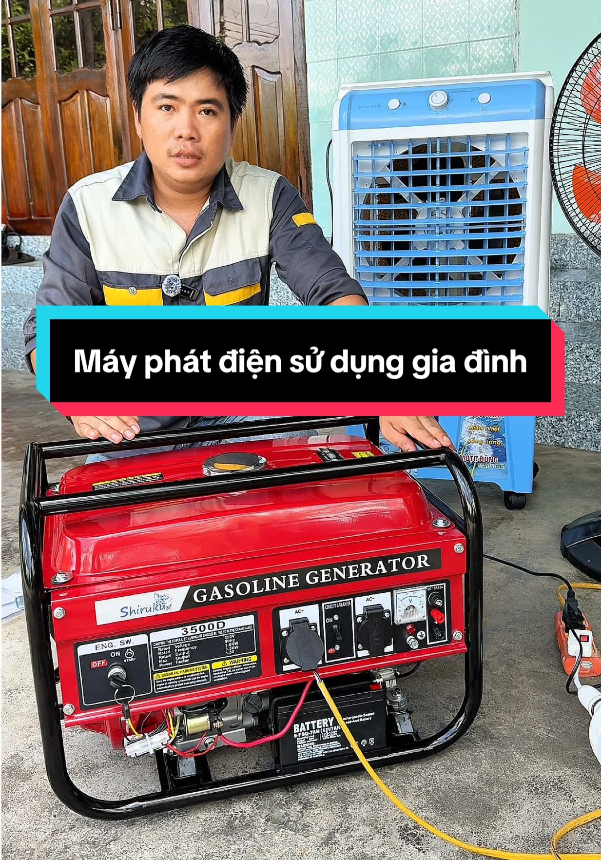 Máy phát điện sử dụng thiết bị cho gia đình#tranhongstore #mayphatdien#mayphatdiengiadinh#mayphatdien3500