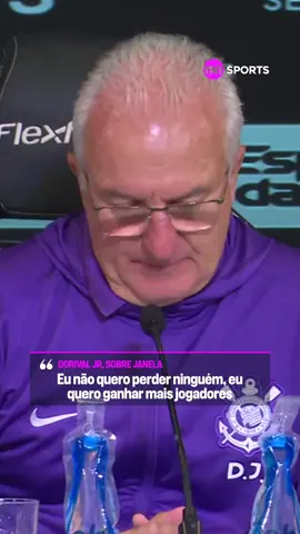QUER REFORÇOS! 🤑 Dorival Jr já está pensando na janela do meio do ano e deu um recado: além de não querer perder ninguém, o treinador deseja reforçar o Timão! #futebolbrasileiro #tiktokfutebol #foryoupage #corinthians #futebol