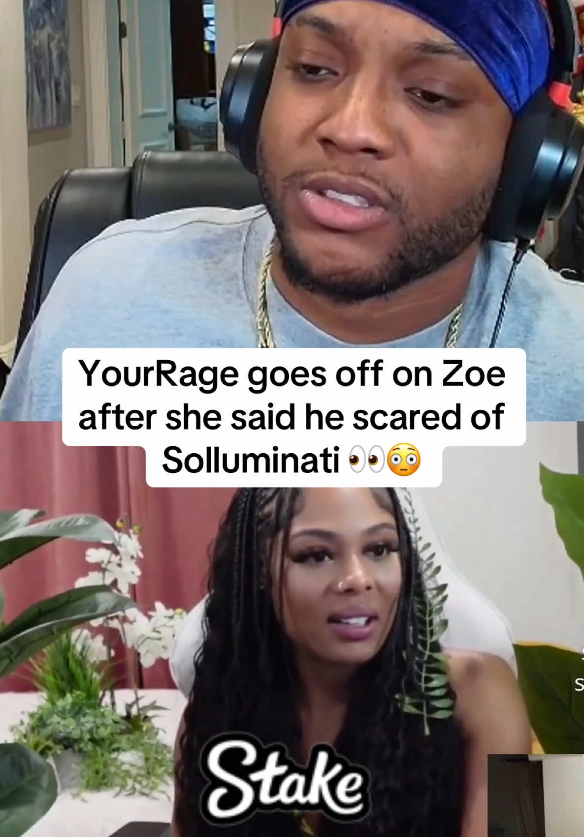 YourRage goes off on Zoe after she said he scared of Solluminati 👀😳 #yourrage #zoespencer #solluminati #fypシ゚viral #viral #trending #fouryoupage #fyppppppppppppppppppppppp @Zoe Spencer 