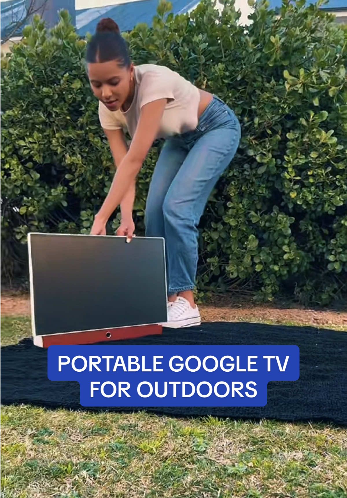 Skyworth Portable Google TV First World Portable TV built for outdoors Basket Here 👉@EROC MALL  #Skyworth #portableTV #skyworthportabletv #camping #Outdoor #GoogleTV #HeyGoogle #PortableGoogleTV #TravelTV #OutdoorTV