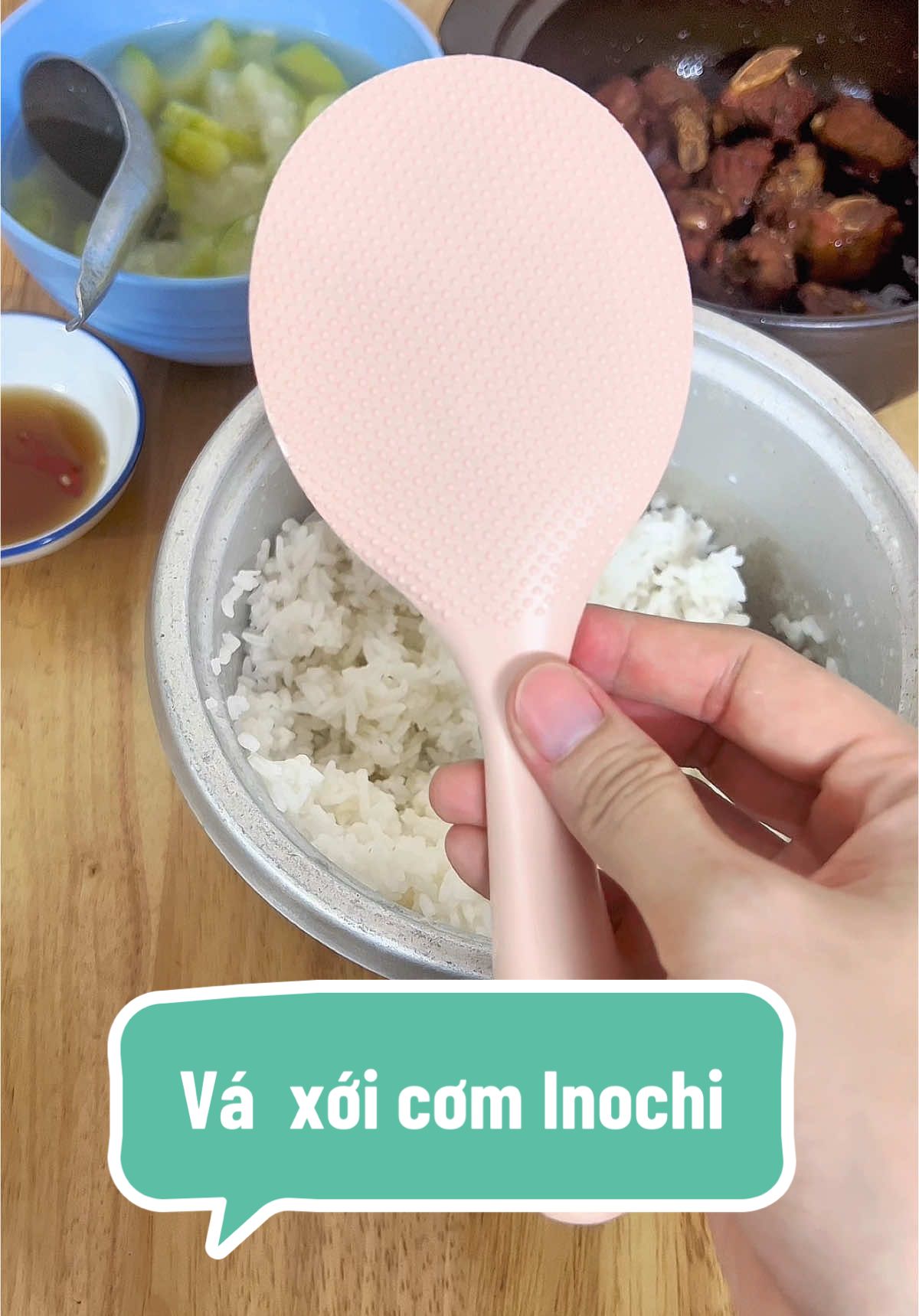 Vừa chống dính mà lại an toàn cho sức khoẻ nha mấy bà  #muongxoicom #dogiadung #donhabep #inochi #giadungtienich #giadungthongminh 