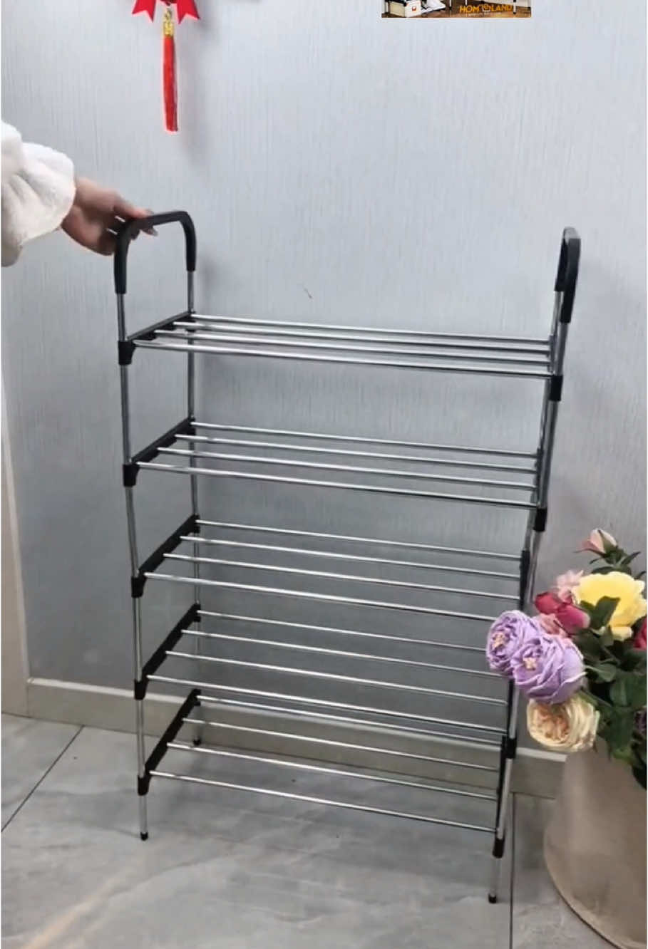 HOMELAND 3/4/5/6/7 Tiers Carbo#tiktok#fyp #tiktok shop #shoe rack