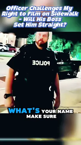 #policeofficer #copsoftiktok #audit #fyp #viralvideo #foryourpage #firstamendmentaudit part1 