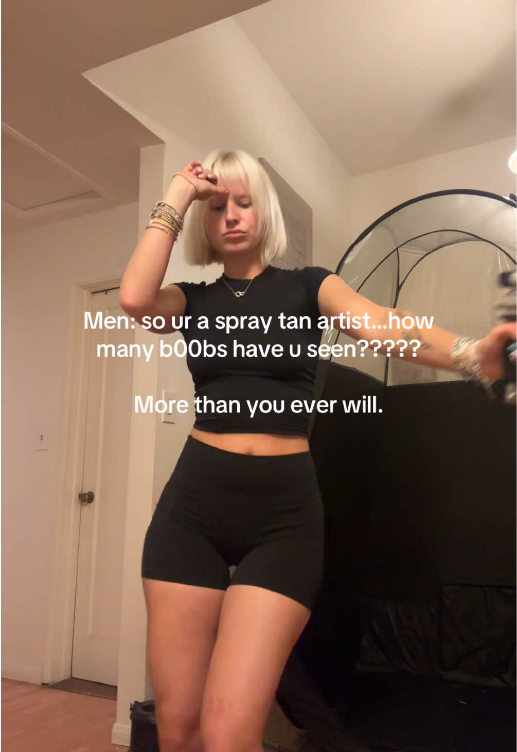 But thanks for inquiring!! #spraytanartist #sandiegospraytan #fyp 