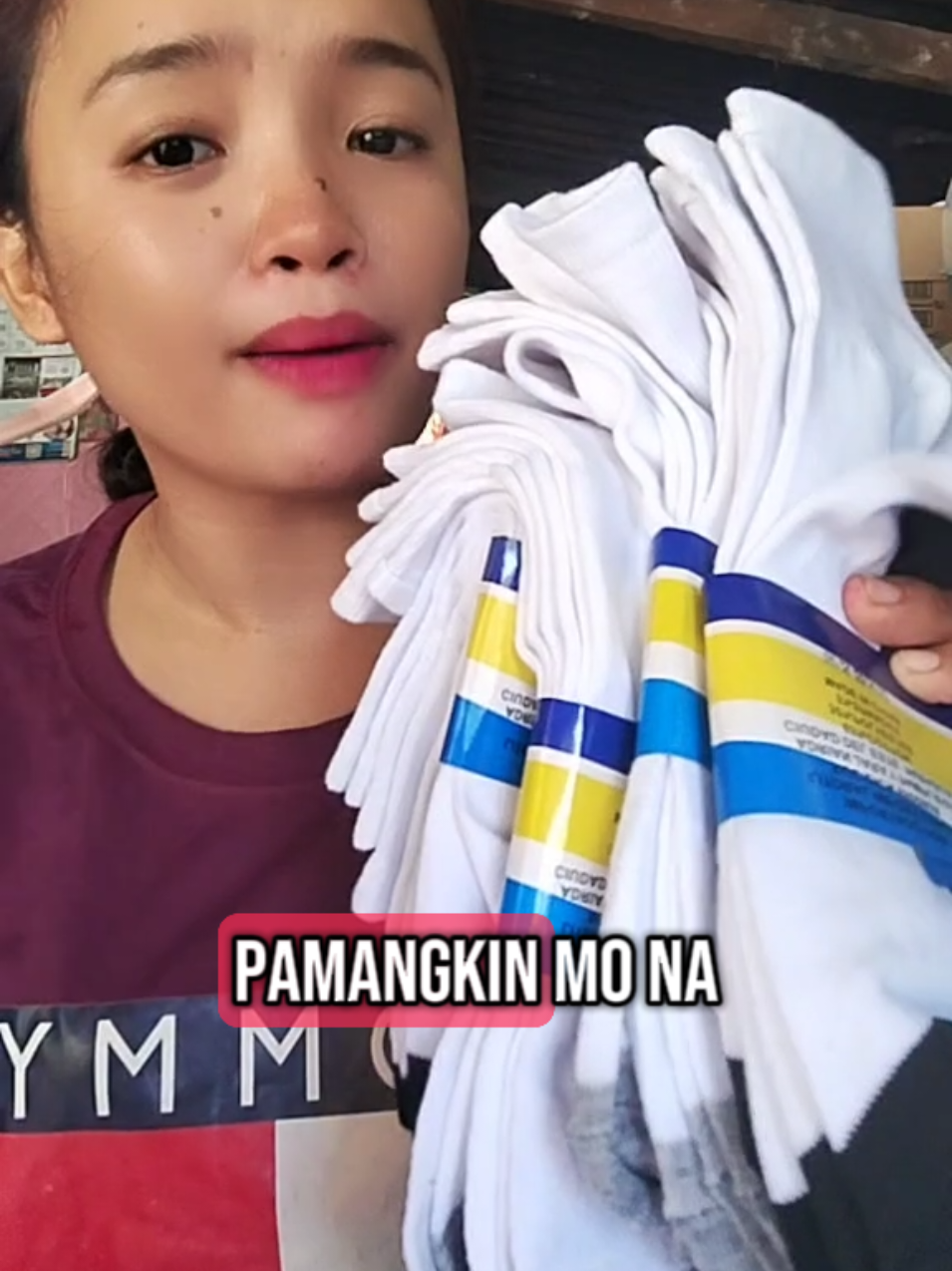 medyas na isang dosena ₱135 PESOS NA LANG, CHECK OUT NA🥰✅#socks #medyas #affordablesocks #affordable #tiktokmademebuyit #fyp 