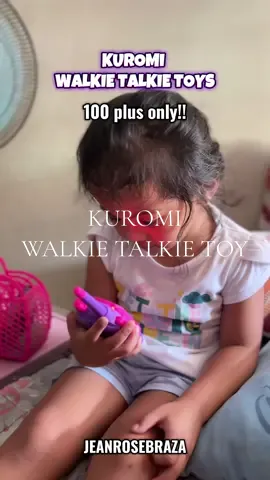 Kuromi Walkie Talkie toys! your kids will surely love this! ✨ #kuromi #walkietalkietoys #walkietalkie #pretendplay #talkingtoy #kuromitoy #interphonetoys #kidstoy 