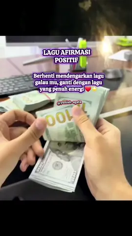 Dengarkan Lagu afirmasi ini setiap hari, minimal 3x sehari Dan rasakan keajaiban terjadi pada dirimu #laguafirmasipositif  #laguafirmasi #afirmasipositif  #keberlimpahan #afirmasi  #yunish_agata #afirmasikayaraya #fyppppppppppppppppppppppp 