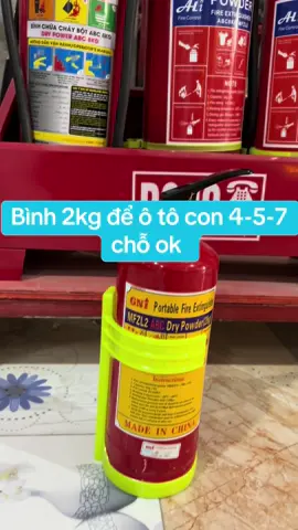Bình 2kg để ô tô con em mời ac #binhoto #pccc #f2 #xuhuong #binhchuachay 