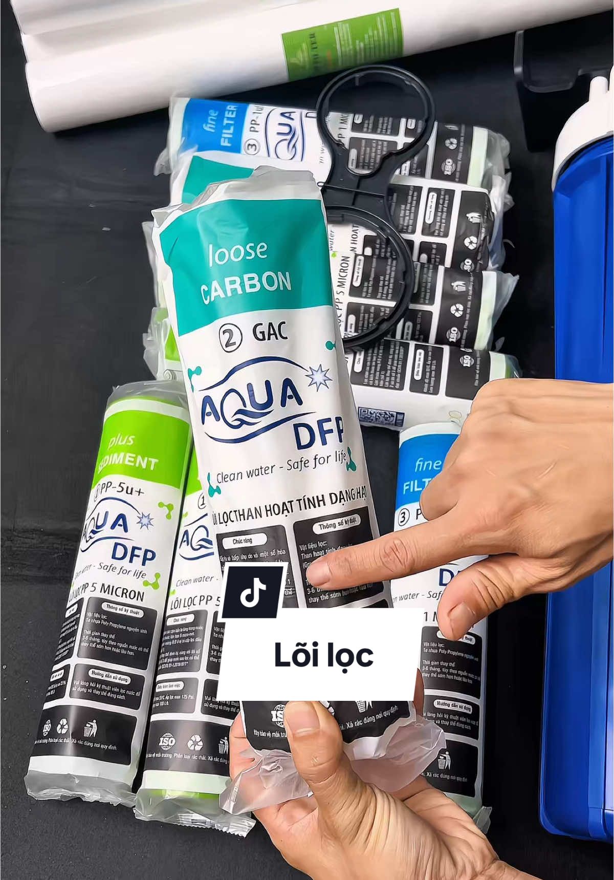 Bộ 8 lõi lọc nước Aqua cho các dòng máy lọc nước. #loilocnuoc #loilocnuocaqua #loilocnuoc123 