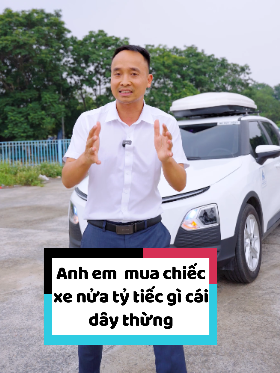 Anh em chạy xe dịch vụ mua chiếc xe nửa tỷ tiếc gì cái dây thừng  #ChungAuto #texpad #TX24 #VF5 #xedien #fyp #xh