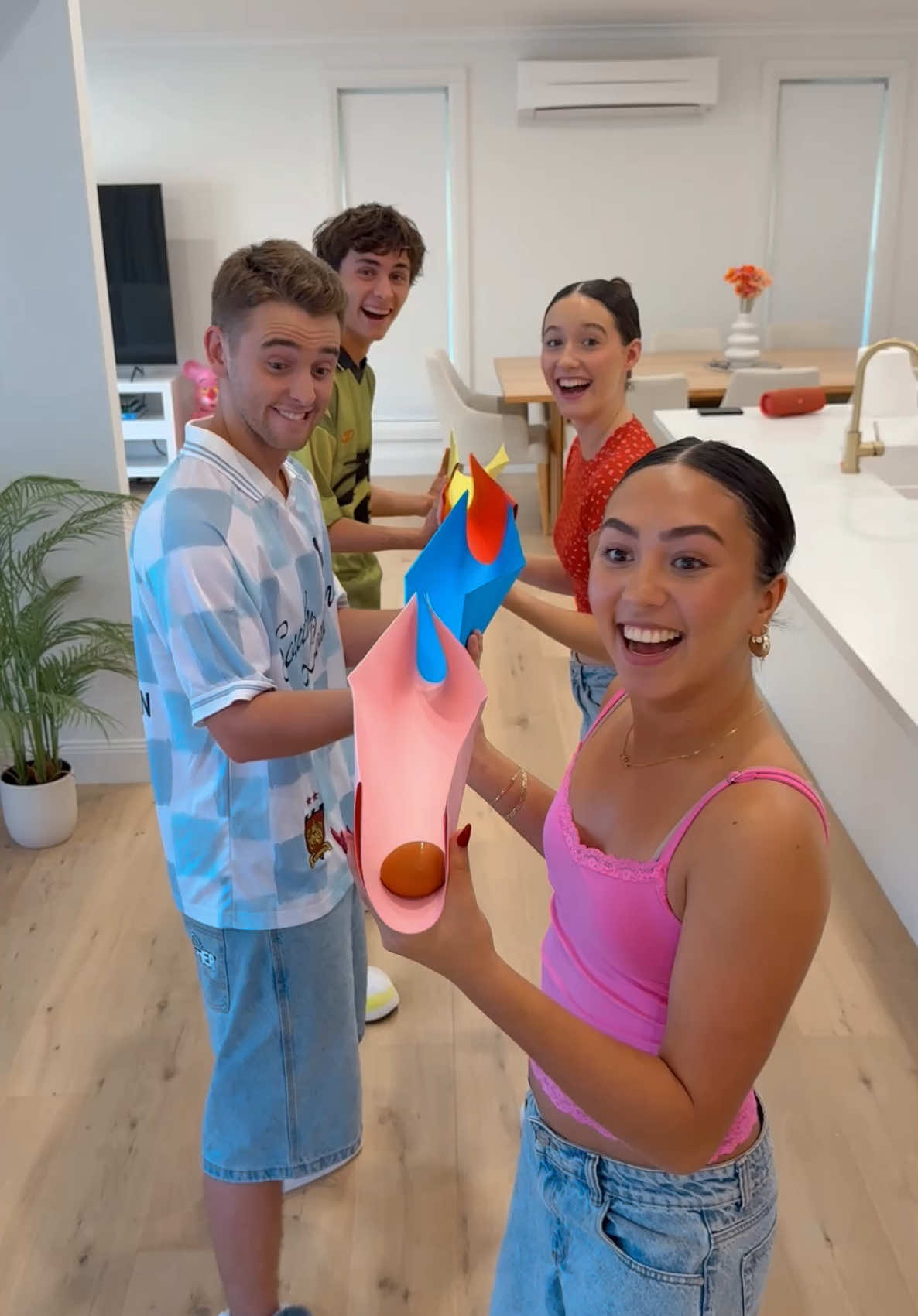 ULTIMATE EGG ROLL CHALLENGE! #viral #funny #challenge @James & Jasmin x @Cadel and Mia 