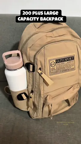 Large capacity bag marami kana malalagay dito #largecapacitybag #backpack #bag #schoolbag #travelbag #fyppp 